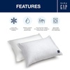image:imageDelta Children Gap babyGap Toddler Pillow with 2 Cooling Covers WhiteGrey Stripe