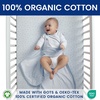 image:imageDelta Children Gap babyGap TrueSleep Sleep Sack  100 Organic Cotton  GOTS and OekoTex 100 Certified  2Way Zipper  Large 612 Months Bluish Grey StripeBlue Stripe