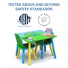image:imageDelta Children Kids Table and Chair Set With Storage 2 Chairs Included  Ideal for Arts amp Crafts Snack Time Homeschooling Homework amp More Peppa Pig