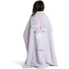image:imageDelta Children Personalized Sherpa Throw Blanket for Kids Light Purple UnicornLight Purple Unicorn