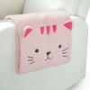 image:imageDelta Children Personalized Sherpa Throw Blanket for Kids Light Purple UnicornPink Cat