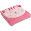 image:imageDelta Children Personalized Sherpa Throw Blanket with Storage Pocket for Kids Purple UnicornMagenta Cat