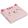 image:imageDelta Children Sherpa Throw Blanket for Kids Tan DogRosa Pink Cat