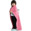 image:imageDelta Children Sherpa Throw Blanket with Storage Pocket for Kids Purple UnicornMagenta Cat