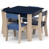 image:imageGAP GapKids Table and 4 Chair Set  Greenguard Gold Certified NavyNatural