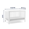image:imageGAP babyGap Charlie 6in1 Convertible Crib  Greenguard Gold Certified GreyBianca White