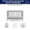 image:imageGAP babyGap Charlie 6in1 Convertible Crib  Greenguard Gold Certified GreyGrey