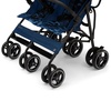 image:imageGAP babyGap Classic SidebySide Double Stroller  Lightweight Double Stroller with Recline Extendable Sun Visors amp Compact Fold  Made with Sustainable Materials Navy CamoNavy Camo