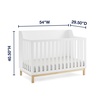 image:imageGAP babyGap Oxford 6in1 Convertible Crib  Greenguard Gold Certified Bianca WhiteNaturalBianca White