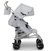image:imagebabyGap Classic Stroller  Lightweight Stroller with Recline Compact Fold amp Removable Parent Organizer  Made with Sustainable Materials Pink StripesGrey Stripes