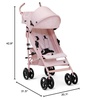 image:imagebabyGap Classic Stroller  Lightweight Stroller with Recline Compact Fold amp Removable Parent Organizer  Made with Sustainable Materials Pink StripesPink Stripes