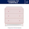 image:imagebabyGap by Delta Children Charlie 6in1 Convertible Crib TrueSleep Crib and Toddler Mattress Legacy 3 Drawer Dresser Bundle Blush Pink