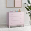 image:imagebabyGap by Delta Children Charlie 6in1 Convertible Crib TrueSleep Crib and Toddler Mattress Legacy 3 Drawer Dresser Bundle Blush Pink