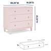 image:imagebabyGap by Delta Children Charlie 6in1 Convertible Crib TrueSleep Crib and Toddler Mattress Legacy 3 Drawer Dresser Bundle Blush Pink