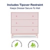 image:imagebabyGap by Delta Children Charlie 6in1 Convertible Crib TrueSleep Crib and Toddler Mattress Legacy 3 Drawer Dresser Bundle Blush Pink