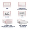 image:imagebabyGap by Delta Children Charlie 6in1 Convertible Crib TrueSleep Crib and Toddler Mattress Legacy 3 Drawer Dresser Bundle Blush Pink