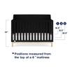 image:imagebabyGap by Delta Children Oxford 6in1 Convertible Crib TrueSleep 2Stage Deluxe Crib and Toddler Mattress Bundle EbonyNatural