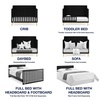 image:imagebabyGap by Delta Children Oxford 6in1 Convertible Crib TrueSleep 2Stage Deluxe Crib and Toddler Mattress Bundle EbonyNatural