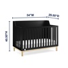 image:imagebabyGap by Delta Children Oxford 6in1 Convertible Crib TrueSleep 2Stage Deluxe Crib and Toddler Mattress Bundle EbonyNatural