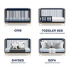 image:imagebabyGap by Delta Children Tate 4in1 Convertible Crib TrueSleep Crib and Toddler Mattress Bundle NavyNatural