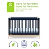 image:imagebabyGap by Delta Children Tate 4in1 Convertible Crib TrueSleep Crib and Toddler Mattress Bundle NavyNatural