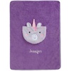 image:imageDelta Children Personalized Sherpa Throw Blanket with Storage Pocket for Kids Purple UnicornPurple Unicorn