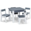 image:imageGAP GapKids Table and 4 Chair Set  Greenguard Gold Certified GreyWhite