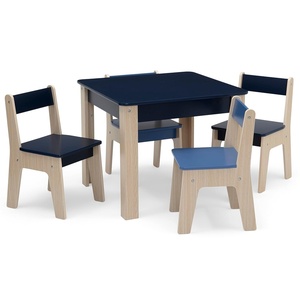 image:imageGAP GapKids Table and 4 Chair Set  Greenguard Gold Certified NavyNatural