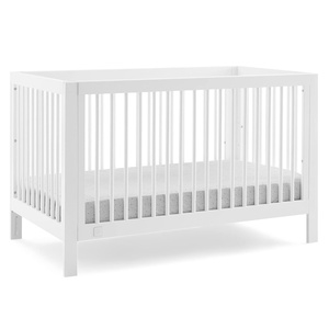image:imageGAP babyGap Charlie 6in1 Convertible Crib  Greenguard Gold Certified GreyBianca White