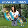 image:imageBaby Shark 2in1 Outdoor Swing by Delta Children  for Babies and Toddlers  Full Bucket Seat