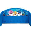 image:imageBaby Shark Plastic Sleep and Play Plastic Toddler Bed with Attached Guardrails by Delta Children Blue