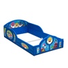 image:imageBaby Shark Plastic Sleep and Play Plastic Toddler Bed with Attached Guardrails by Delta Children Blue