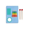 image:imageBluey Compact Play amp Learn Sensory Table  Includes Musical Instruments  Use as Sand TableSensory TableActivity TableMontessori Toy Blue