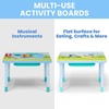image:imageBluey Compact Play amp Learn Sensory Table  Includes Musical Instruments  Use as Sand TableSensory TableActivity TableMontessori Toy Blue