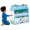 image:imageDelta Children  Bluey Design amp Store 6 Bin Toy Storage Organizer  Greenguard Gold Certified Blue
