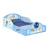 image:imageDelta Children  CoComelon 4Piece Toddler RoominaBox Set  Includes Sleep and Play Toddler Bed Table 1 Chair and Fabric Toy Box GreenBluey