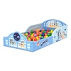 image:imageDelta Children  CoComelon 4Piece Toddler RoominaBox Set  Includes Sleep and Play Toddler Bed Table 1 Chair and Fabric Toy Box GreenBluey