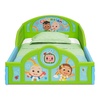 image:imageDelta Children  CoComelon 4Piece Toddler RoominaBox Set  Includes Sleep and Play Toddler Bed Table 1 Chair and Fabric Toy Box GreenCocomelon