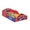 image:imageDelta Children  CoComelon 4Piece Toddler RoominaBox Set  Includes Sleep and Play Toddler Bed Table 1 Chair and Fabric Toy Box GreenMarvel Spidey and His Amazing Friends