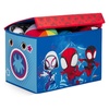 image:imageDelta Children  CoComelon 4Piece Toddler RoominaBox Set  Includes Sleep and Play Toddler Bed Table 1 Chair and Fabric Toy Box GreenMarvel Spidey and His Amazing Friends