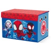 image:imageDelta Children  CoComelon 4Piece Toddler RoominaBox Set  Includes Sleep and Play Toddler Bed Table 1 Chair and Fabric Toy Box GreenMarvel Spidey and His Amazing Friends