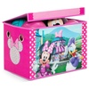image:imageDelta Children  CoComelon 4Piece Toddler RoominaBox Set  Includes Sleep and Play Toddler Bed Table 1 Chair and Fabric Toy Box GreenMinnie Mouse