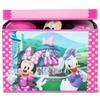 image:imageDelta Children  CoComelon 4Piece Toddler RoominaBox Set  Includes Sleep and Play Toddler Bed Table 1 Chair and Fabric Toy Box GreenMinnie Mouse