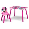 image:imageDelta Children  CoComelon 4Piece Toddler RoominaBox Set  Includes Sleep and Play Toddler Bed Table 1 Chair and Fabric Toy Box GreenMinnie Mouse