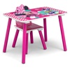 image:imageDelta Children  CoComelon 4Piece Toddler RoominaBox Set  Includes Sleep and Play Toddler Bed Table 1 Chair and Fabric Toy Box GreenMinnie Mouse