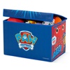 image:imageDelta Children  CoComelon 4Piece Toddler RoominaBox Set  Includes Sleep and Play Toddler Bed Table 1 Chair and Fabric Toy Box GreenPaw Patrol