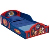 image:imageDelta Children  CoComelon 4Piece Toddler RoominaBox Set  Includes Sleep and Play Toddler Bed Table 1 Chair and Fabric Toy Box GreenPaw Patrol