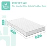 image:imageDelta Children  Disney Winnie the Pooh Crib amp Toddler Mattress  DualSided  Waterproof  GREENGUARD Gold Certified  NonToxic  Lightweight  Made in USA  Sustainable Fiber Core  52L x 275W