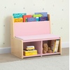 image:imageDelta Children  GapKids Reading Nook with Padded Bench  Greenguard Gold Certified Blush PinkBlush Pink