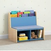image:imageDelta Children  GapKids Reading Nook with Padded Bench  Greenguard Gold Certified Blush PinkIndigo Blue